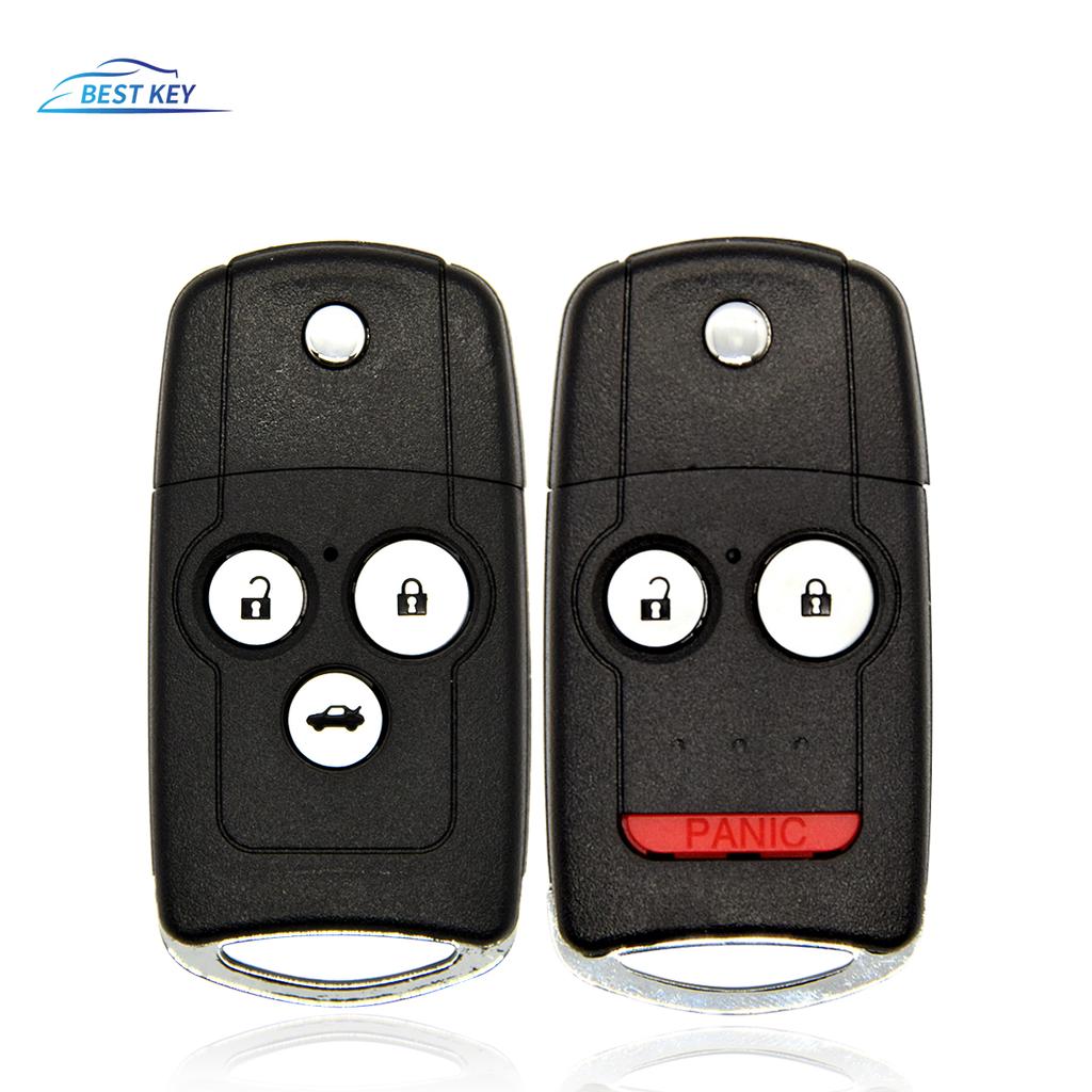 BESTER SCHLÜSSEL Für Honda Acura Civic Accord Jazz CRV HRV 2009--2014 Fernbedienung Klappschlüssel Auto Schlüsselanhänger Hülle Gehäuse 3/4 Tasten Accord 2008-2012