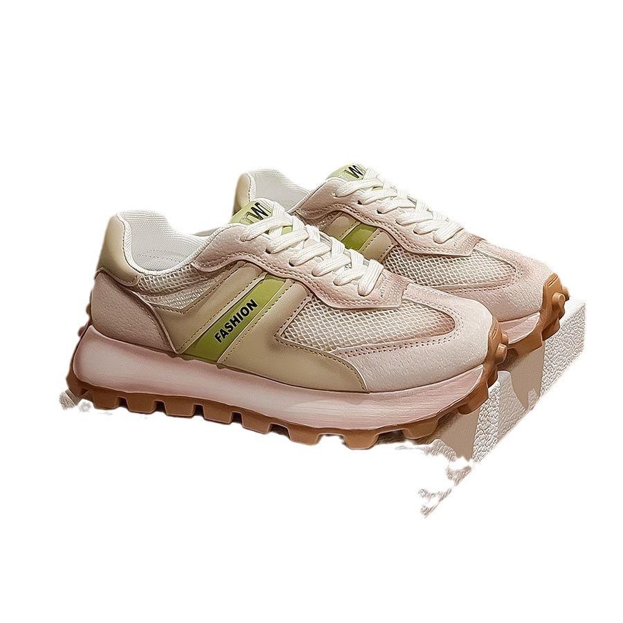 Dad Shoes Women's Platform German Training Forrest Gump Shoes Women's New Autumn Versatile Casual Waffle Shoes