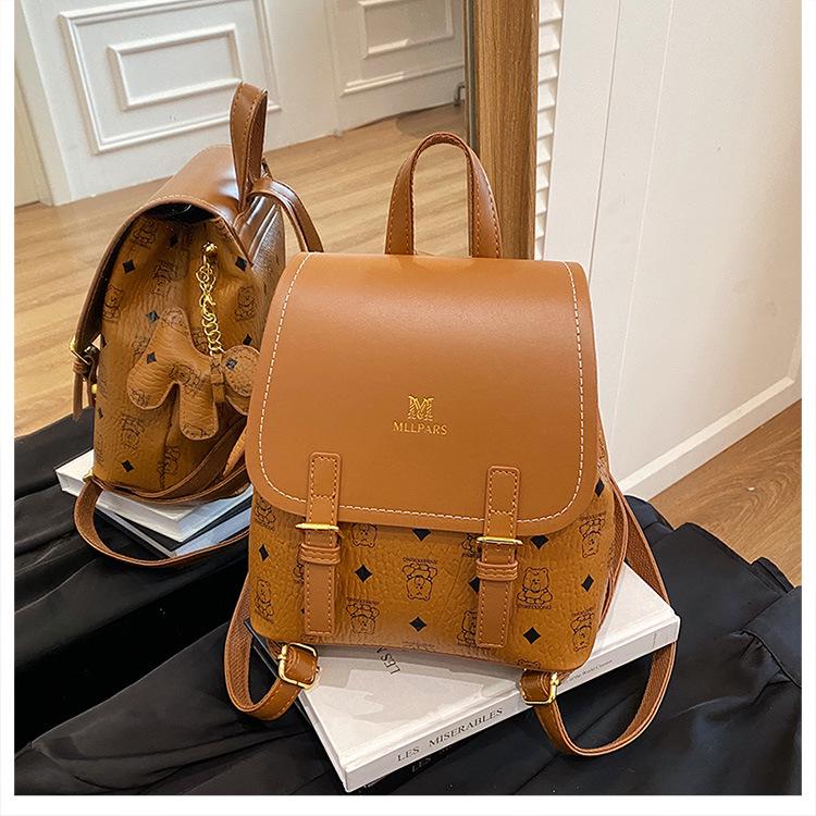 2025 Autumn Lightweight American Luxury Printed Versatile Backpack