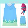 Adorable Disfraz de Cosplay de Poppy de Trolls Para Niños Perfecto Para Celebraciones de Cumpleaños