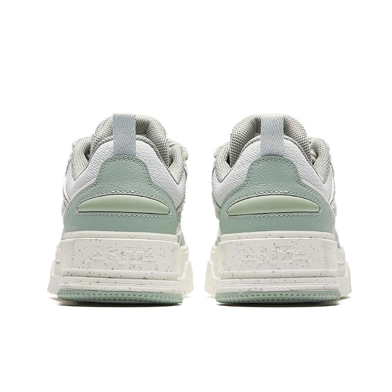 Anta Comfortable Thick-Soled Non-Slip Wear-Resistant Increased Height Low-Top Sneakers Men sneakers Gray Green 912428001-7