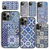 Moroccan Tiles Pattern Phone Case for iPhone 17 Air 16 Coque 15 14 12 13 PLUS 11 PRO MAX Back Cover Fundas Shell