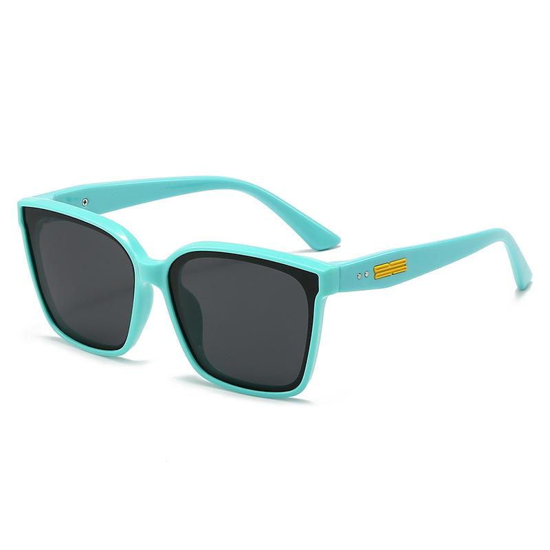 New Large Frame Fashion Uv Sunshade Silicone Children s Personality Trendy Sunglasses 23040