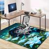 1pc Demon Slayer4 Design Area Rug - Non-Slip, Soft & Cozy Floor Mat for Living Room, Bedroom, Office - Indoor/Outdoor Decorative Carpet