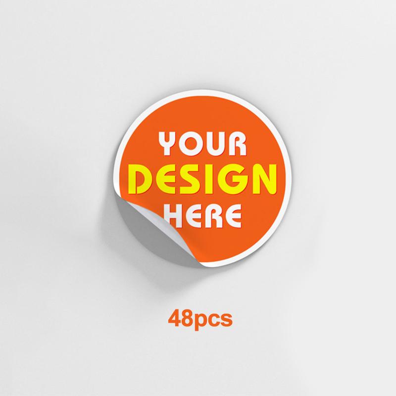 

Custom Photo Stickers for Personalized Gifts - Upload Design for Wedding Invitations, Baby Shower Favors & Travel Mugs