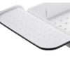 MENGNI Retractable Bathtub Storage Rack Stainless Steel Drain Shelf Tiletry Placement Multi-function Kitchen Bathroom Accessories