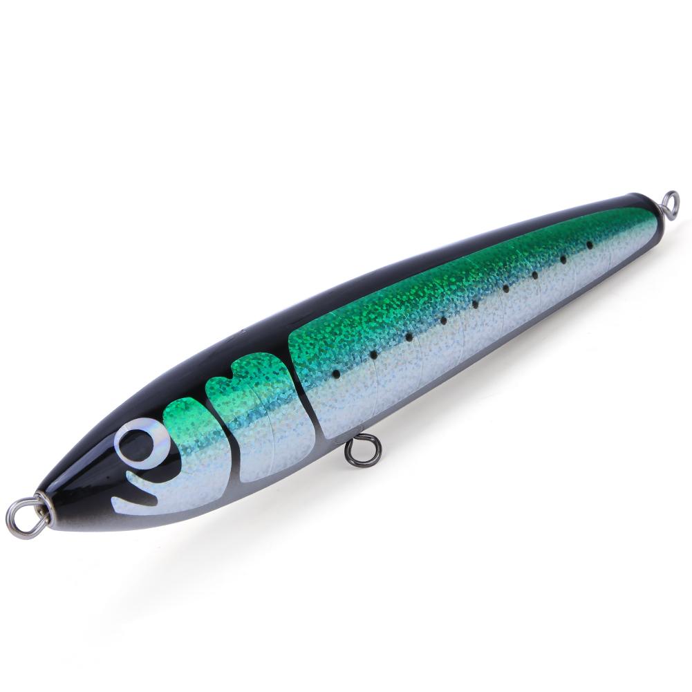 

90g S Fishing Pencil Wooden Artificial Lifelike Tuna Lures Fishing Baits Fish Tackle Accessory