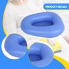 Inflatable Bed Pan Cushion for Elderly Home Easy to Clean Lightweight Bathroom Comfortable Practical