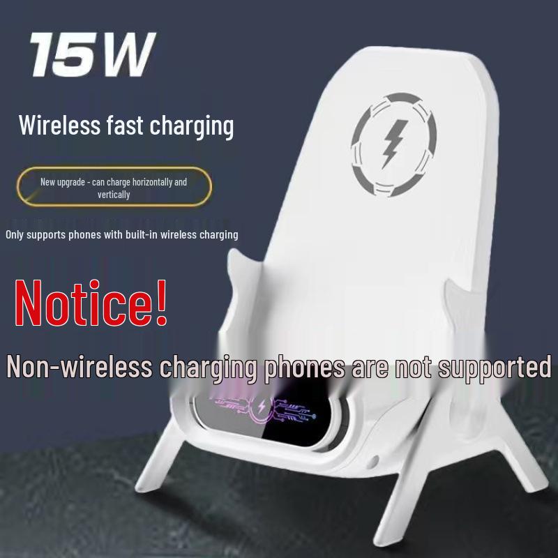 Original Brand Wireless Charger & Loudspeaker Stand with Automatic Horizontal and Vertical Sensing for Mobile Phones
