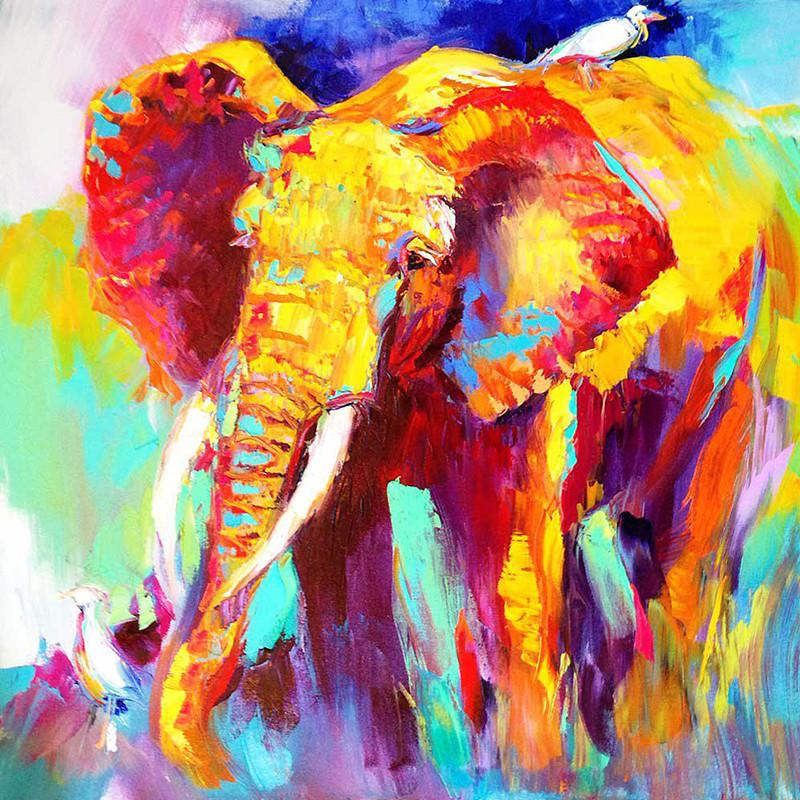 Stunning Animals Pictures Oil Painting Canvas Art For Elegant Home Decoration