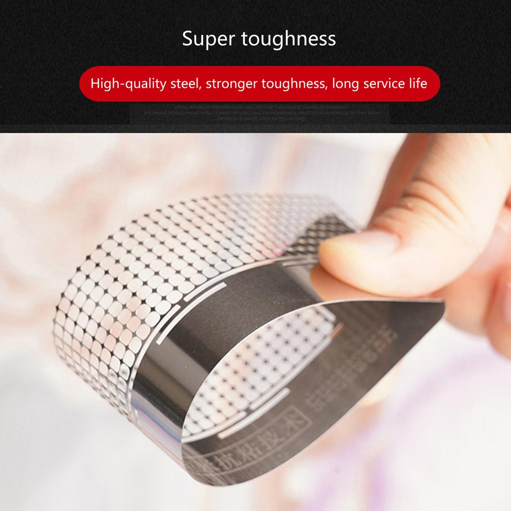 DIY Verktøy Diamant Linjal Verktøy Mesh Linjal DIY Tegning Rustfritt Stål Linjal med 1020 Tomme Rutenett