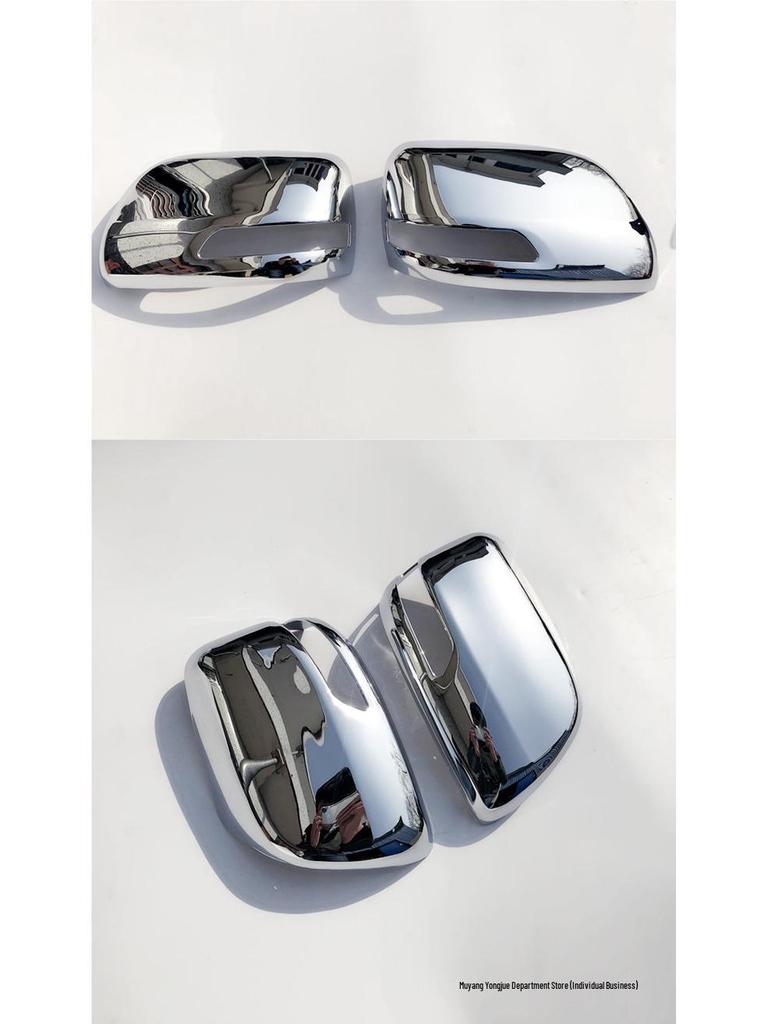10-20 Prado Rearview Mirror Cover with Bright Strip Decoration for Land Cruiser