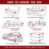 Solide Sofabezüge für Wohnzimmer, Elastischer Relaxsessel, L-Form, 1-, 2-, 3-Sitzer, Couch-Überwurf, Möbel-Schutzbezug