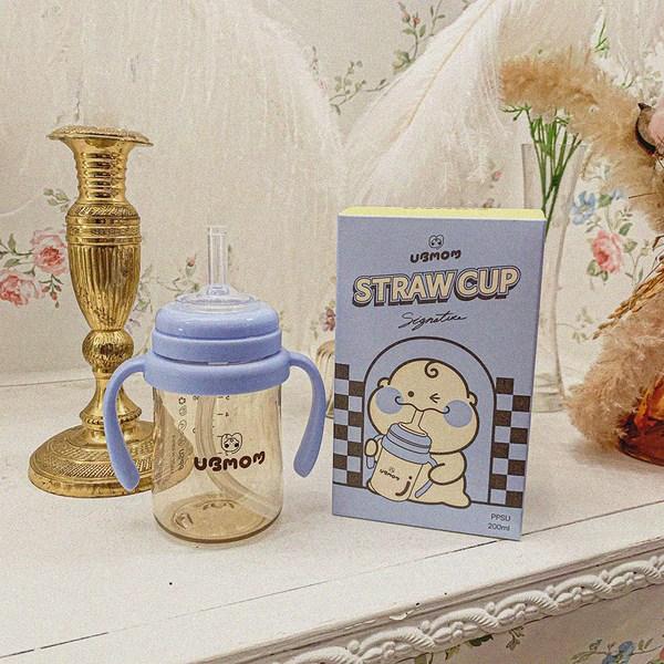 UBMom Signature Straw Cup 200ml, Strawberry, 1 Piece