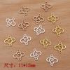 Alloy DIY Jewelry Making Charms, Antique Xiangyun Hang Tag Accessories, 10pcs
