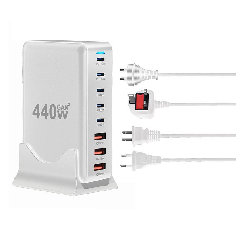 440W GaN PD Multi-Port Schnellladegerät für Huawei & Apple Laptops