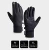Motorcycle Riding Cold Resistant Gloves Men's Touch Screen Waterproof Warm Full Finger Gloves Skiing Climbing and Running Gloves
