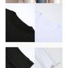European Size Women's Valentine's Day Love Heart Graphic T-Shirt - Soft, Breathable Short Sleeve Casual Top in White with Pink Hearts