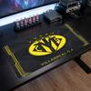 Villarreal FC Theme Pattern Mouse Pad, Soccer Logo Design XXL Gaming Desk Mat Non-Slip Computer Mouse Pad