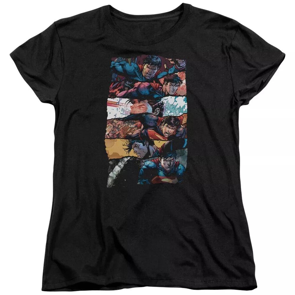 Superman  Torn Collage  Women s T-Shirt S