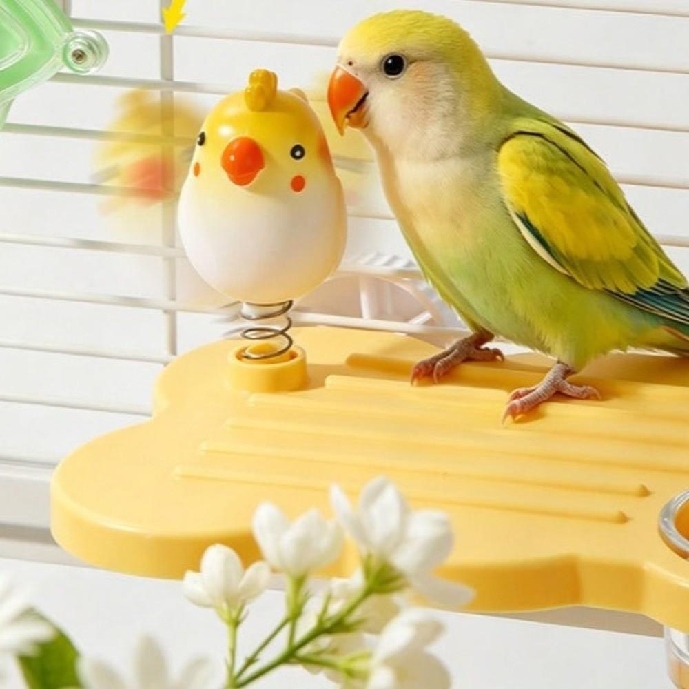 Rectangle Bird Cage Stand Toy Anti Slip Birdcage Food Bowl Hanging Feeding Platform Aviary