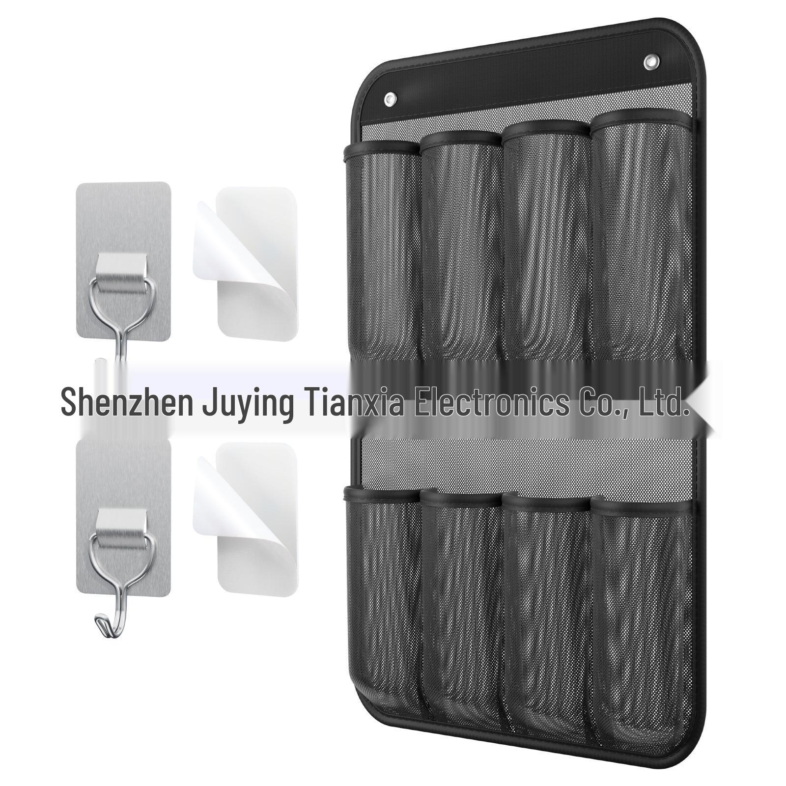 Kitchen Utensil Wall Mount: Straw, Knife, Fork & Chopsticks Storage Bag 47 x 27 x 2 cm чёрный