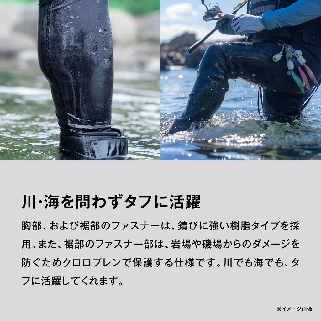 SHIMANO Standard Fit Waders Black LO 3.0 FW-040X