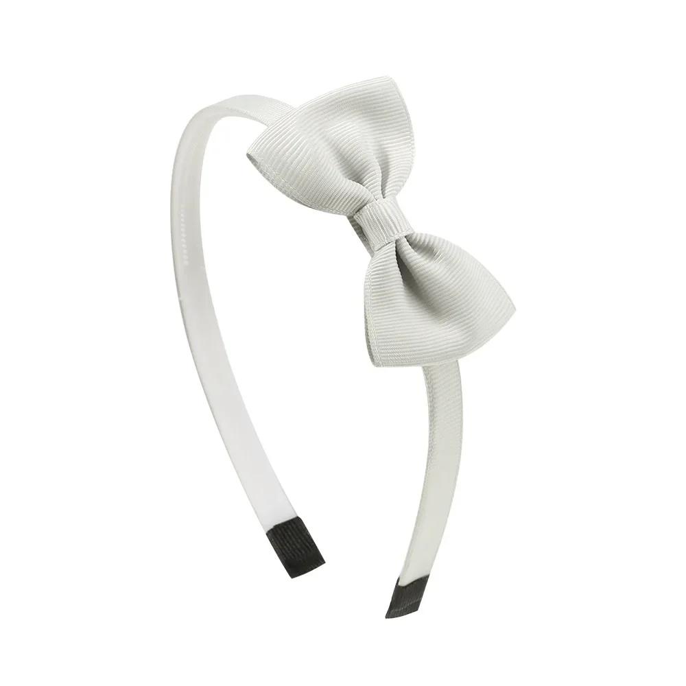 1pcs Cute Solid Color Ribbon Handmade Hair Bows Hair Bands for Girls Headband 20 Colors Cute Children Kids Baby Hair Accessories
