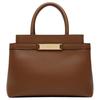 Calfskin Shoulder Bag, Crossbody Bag, Handbag Small Women's Brown 6310321