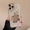Sweet Ins Puppy Iphone16 Suitable for 15pro Max IPhone Case 13 Electroplated Mirror 11 Original 12