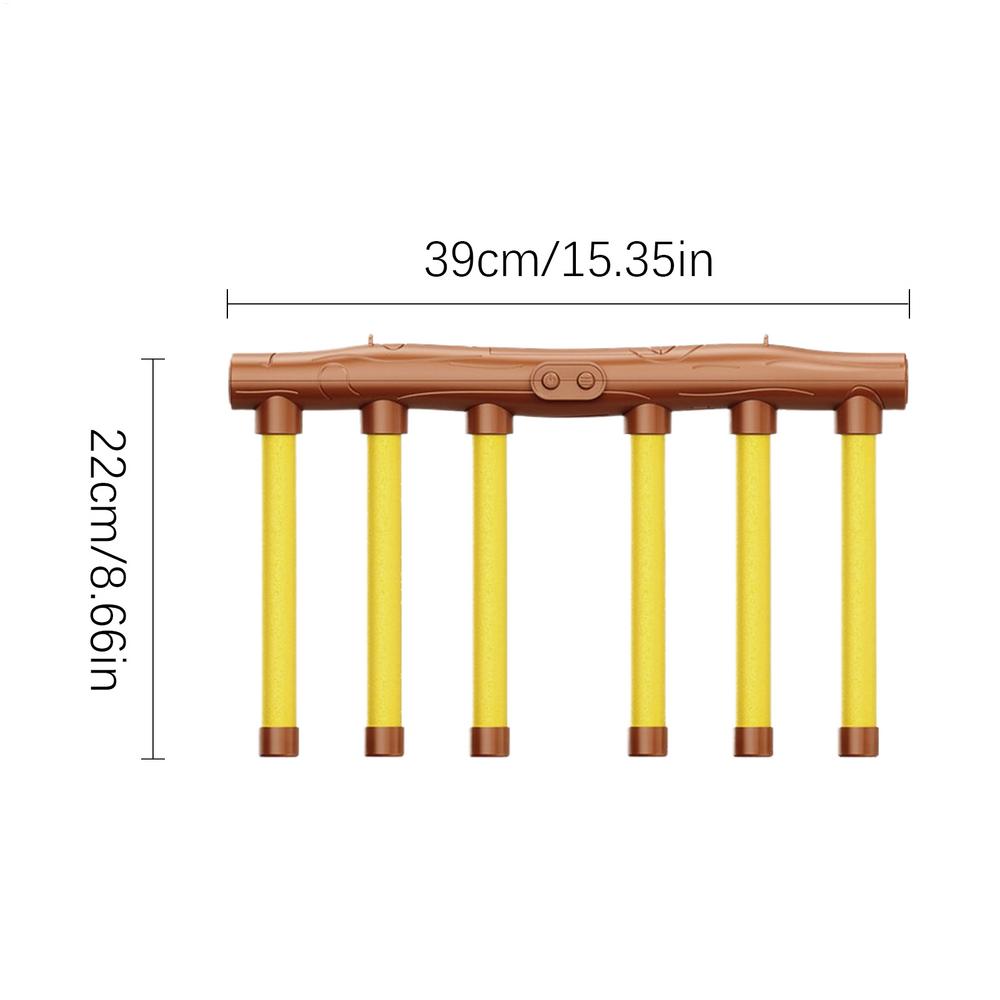

Reflex Game Adjustable Speed Toy Challenge Remote Control Catching Sticks Game Reaction Training Toy For Adults children жовтий