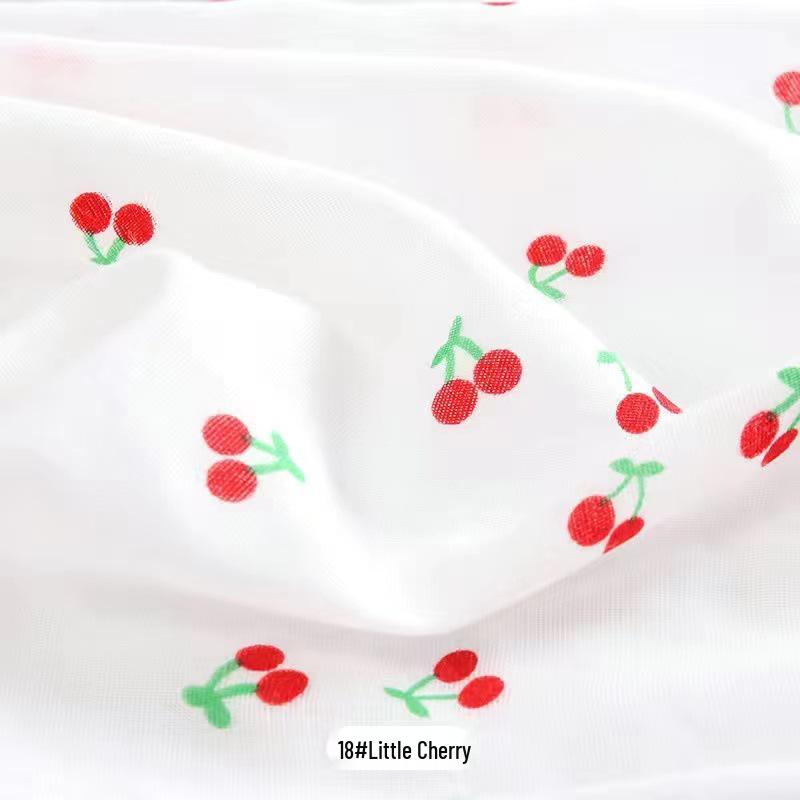 100% Cotton Double Layer Gauze Fabric: Cartoon Baby Pajamas, Drool Bibs, Bath Towels, Fabric Remnants.