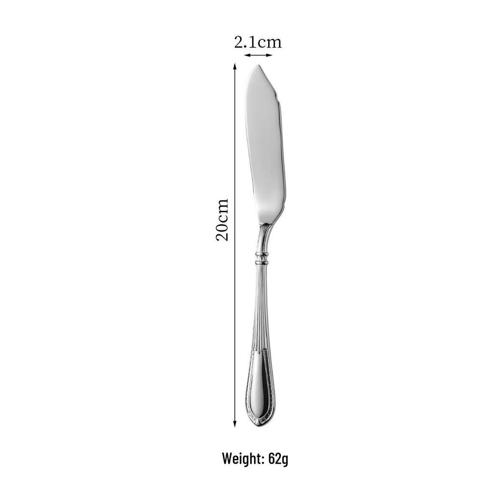304 Stainless Steel Lace Pattern European Cutlery Set: Elegant Knives, Forks, and Spoons for Hotels and Homes