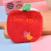 Cute Plush Fruit Watermelon Coin Purse Coin Pocket Red Envelope Headset Data Cable Storage Bag