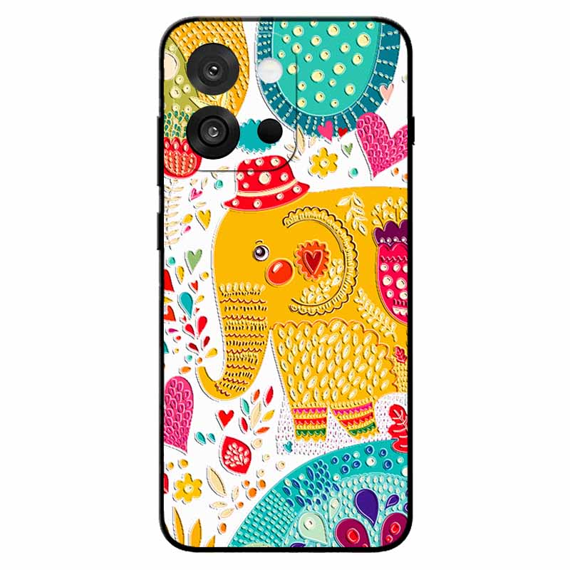 3D Emboss Cases For OnePlus 13T/ 13S Relief Emboss Soft Silicone Back Cover For CPH2723 Relief Funda OnePlus 13s Flower Capa 13T