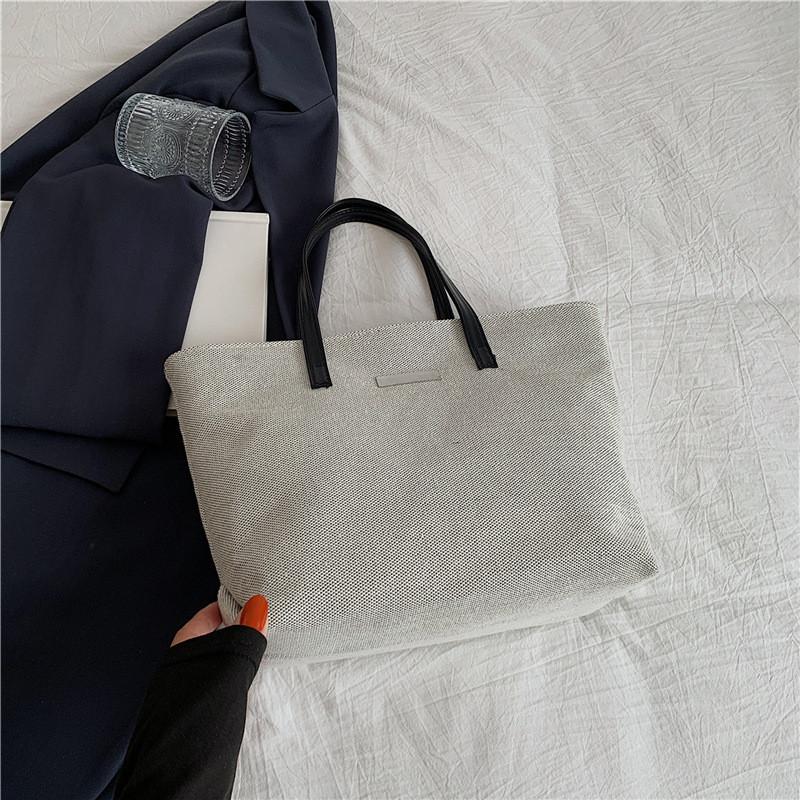 Stylish Canvas Tote Bag For Women Trendy And Casual Large Capacity Handbag