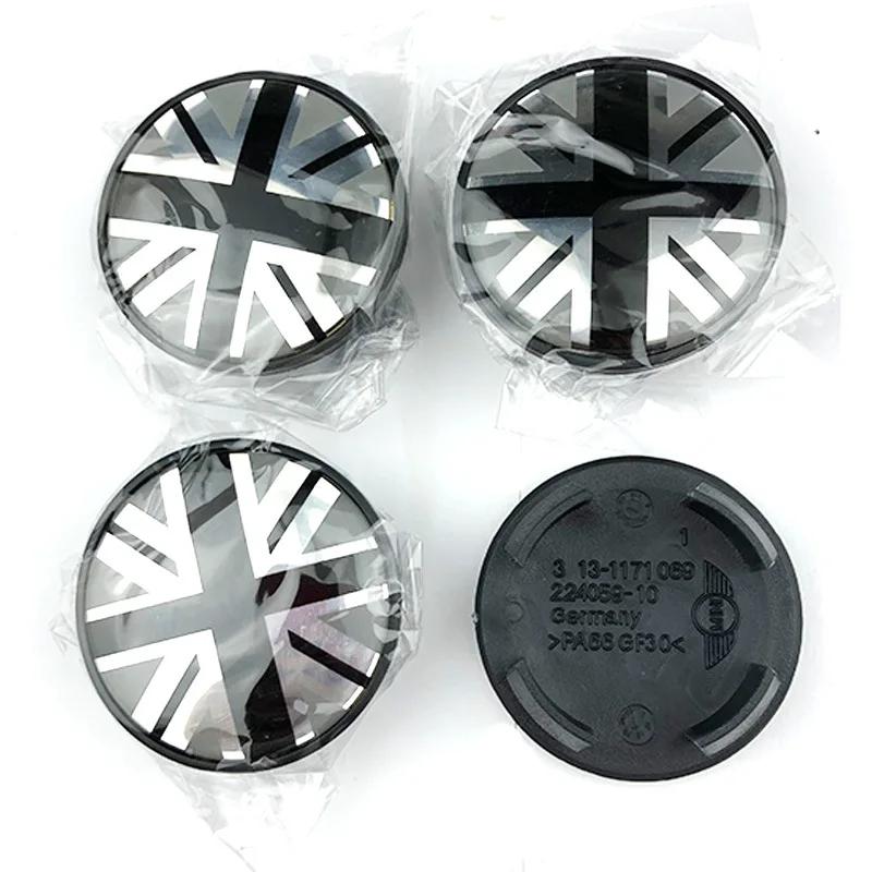 4pcs 54mm Car Aceessories Wheel Center Cover Hub Caps for Mini Cooper Logo R56 R57 JCW John Cooper Works F54 F55 F56 F60 R60 R61