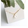 Romantic Natural Baroque Petal Sea Pearl Necklace, Niche INS Style Collarbone Chain, Exquisite Design, Female Personality