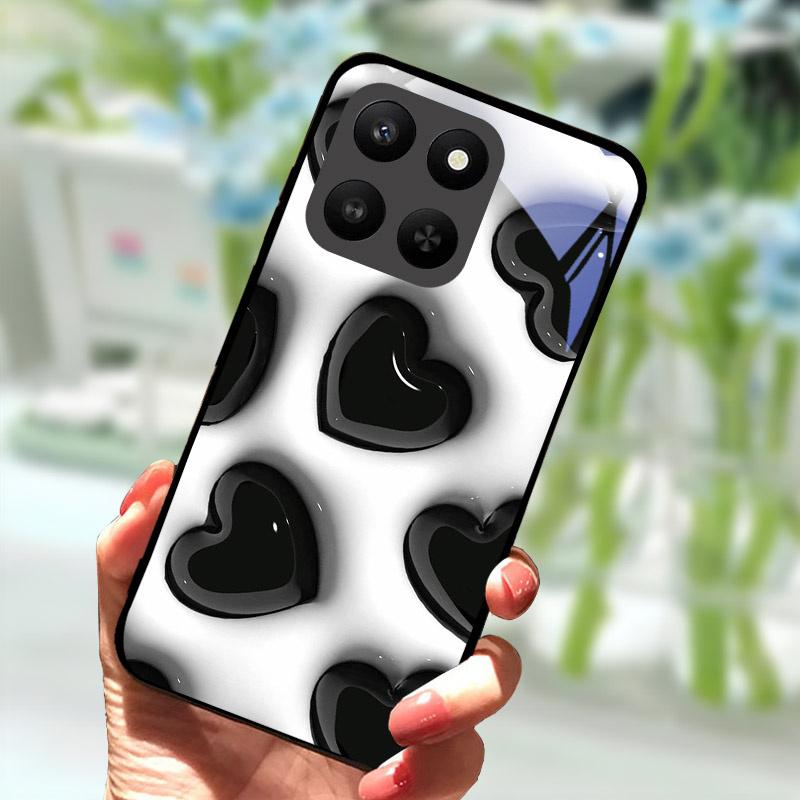For Honor 400 Smart 5G Case Full Camera Protection Phone Cover Tempered Glass Cases For Honor 400Smart Case Shell Fundas Coque