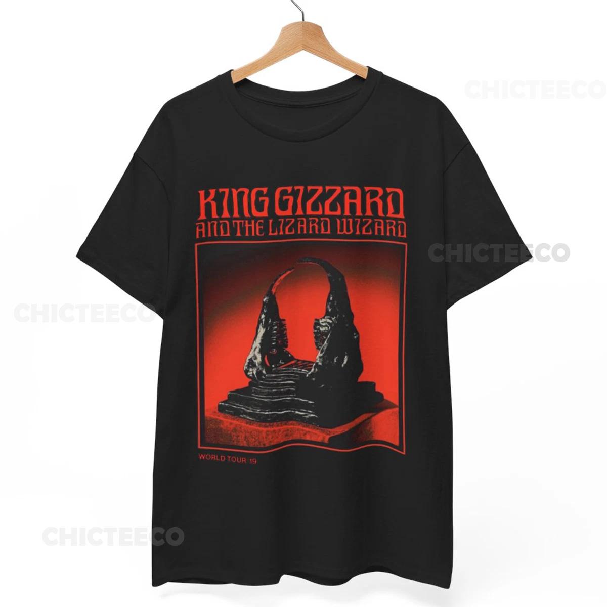 

King Gizzard and the Lizard Wizard Shirt- Dancing Aesthetic Gizzard Shirt Unisex 3XL
