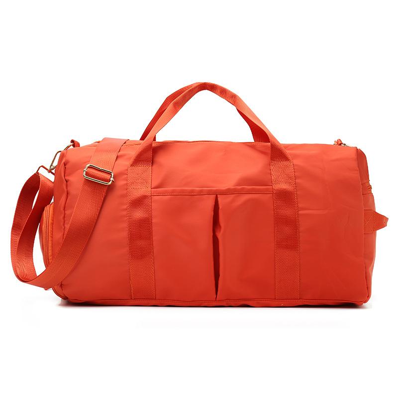 Fitness Bag Dry Wet Separation Training Sports Bag Lulu Same Style Hand Luggage Bag Short Travel Bag Swimming Bag