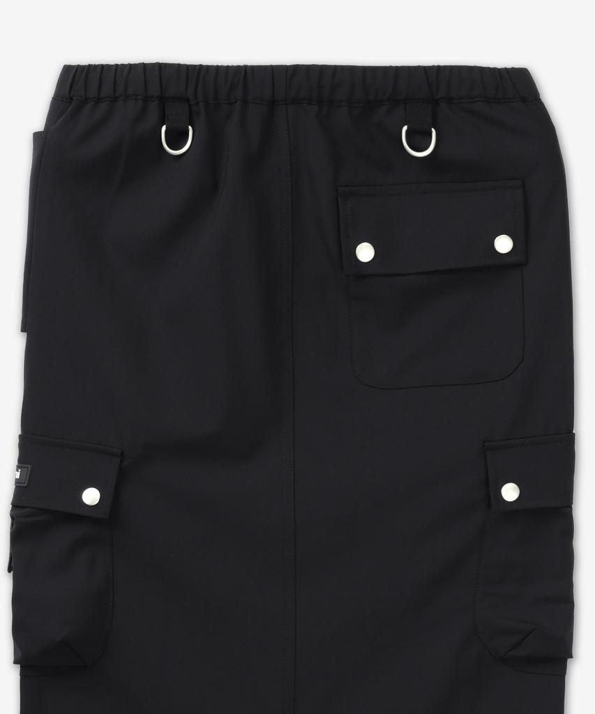 Kopeleuni Tailored Cargo Maxi Skirt - Black / Copj21Bis106Cblk