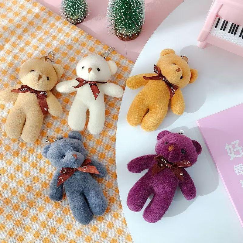 Llavero de Oso de Peluche: Pequeño Colgante Adorno de Oso de Peluche