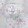 1Box Holographic Laser Nail Sequins - Super Glitter Northern Lights Flakes, DIY Sparkle Manicure Accessories for Salon Home