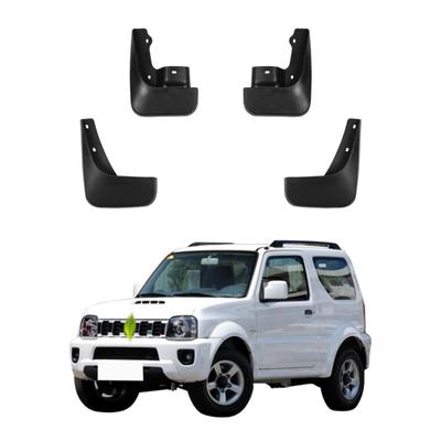 4PCS Mudguards Car Mud Flaps Compatible with Suzuki Jimny JB Series 1999-2018 2014 2015 2016 2017