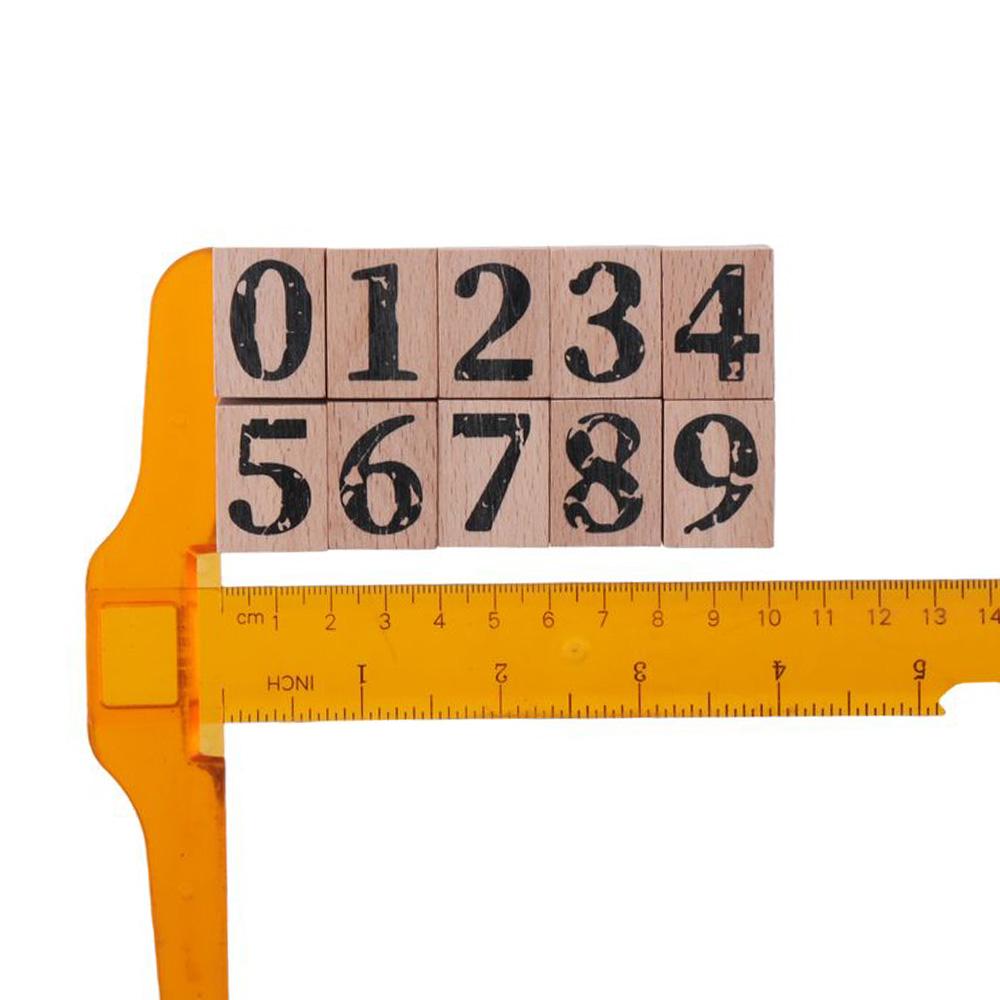 Wooden Alphabet Stamps Set Number Alphabet Alphabet Rubber Stamps 2cm A-Z Letter Vintage Wooden Rubber A-Z Letter Number Stamp