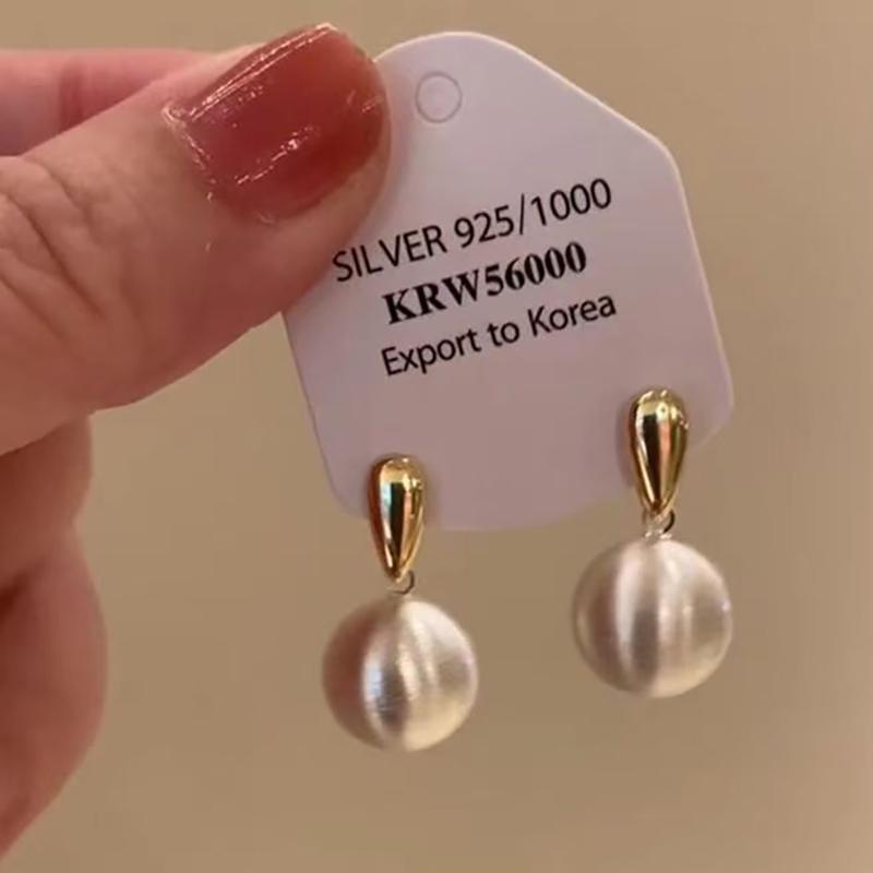 

Трендовый Уникальный Дизайн Элегантные Изысканные Легкая Роскошь Жемчужные Серьги Женские Украшения Вечеринка Премиальный Подарок