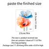 Waterproof Flower Toilet Lid Sticker Self Adhesive Removable Bathroom Wall Decor