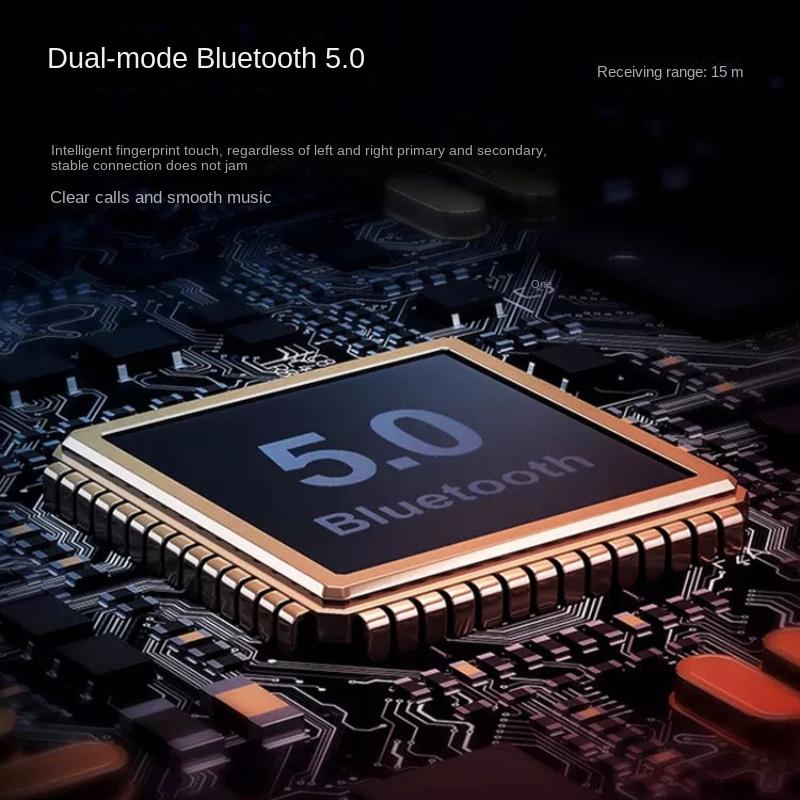 New In-ear Bluetooth Headset Digital Display Mini Music Game Bluetooth Headset