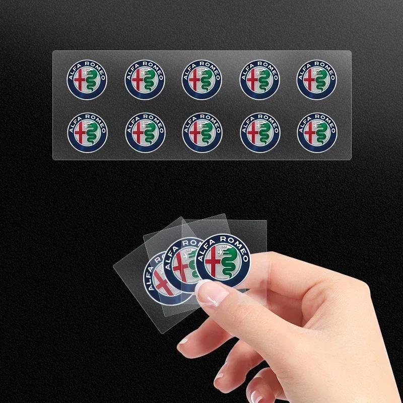 Car Stickers For Alfa Romeo 1/2/5/10PCS Car Rearview Mirror Door Handle Decoration Sticker For Alfa Romeo Giulietta GT 159 147 1